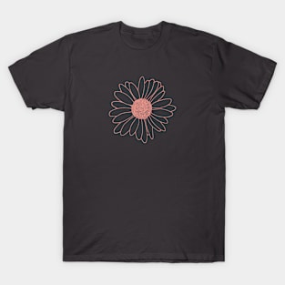 Daisy Boarder Coral T-Shirt